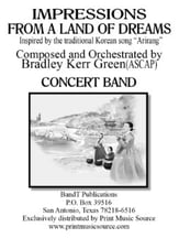 Impressions From A Land of Dreams Concert Band sheet music cover